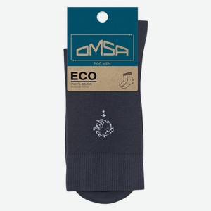 Носки мужские Omsa for Men Eco 409 Grigio scuro, размер 39-41