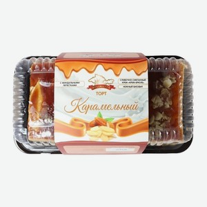 Торт 0,5 кг Крымхлеб Карамельный блистер