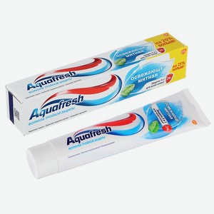 Зубная паста 125мл Aquafresh Освежающе-Мятная к/уп