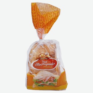 Хлеб 300 г Крымхлеб Тостерный формовой нарезка п/эт