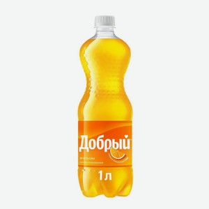 Напиток 1л Добрый Апельсин сильногазированный пл/бут