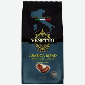 Кофе в зернах Venetto Arabica Blend жареный, 250г