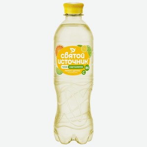 Напиток Святой Источник Вода + Сок лимон-цитрус 500 мл