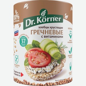 Хлебцы Dr.Korner Гречневые с витаминами без глютена