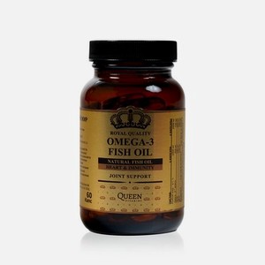 Капсулы Queen Vitamins Royal Quality Omega-3 Fish Oil , 60шт