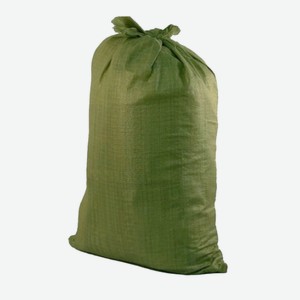 Мешок полипропиленовый зеленый, 90*130 см, до 70 кг