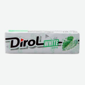 Жевательная резинка Dirol White без сахара мята 13.6г