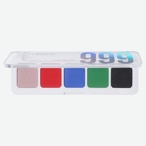 Палетка теней Influence Beauty Color Algorithm 999 из 5 оттенков тон 04, 5 г