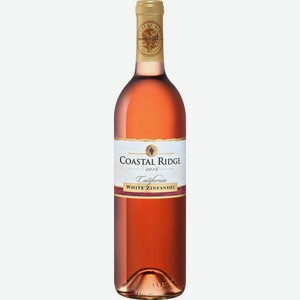 Вино Coastal Ridge White Zinfander розовое полусладкое 10.5% 0.75л