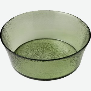 Салатник Cotton зеленое стекло 20.8см