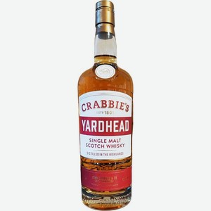 Виски Crabbie s Ярдхэд Сингл Молт шотландский односолодовый 40% 0.7л