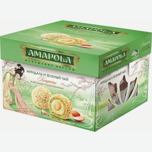 Конфеты AMAPOLA Миндаль и зеленый чай, 100 г