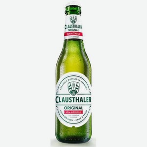 Пиво Клаусталер безалкогольное 0.33л ст. Германия