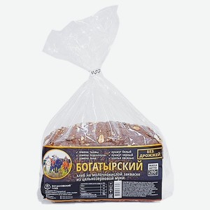 Хлеб 280 г Богдановский Хлеб Богатырский бездрожжевой п/эт