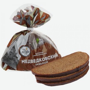 Хлеб ржано-пшеничный заварной ПЕКО Медведковский, в нарезке