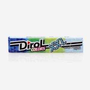 Жевательная резинка Dirol Colors XXL без сахара ассорти мятных вкусов
