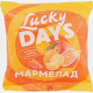 Мармелад Lucky Days мини-дольки ассорти