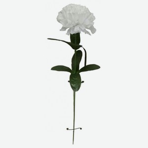 Цветок искусственный Гвоздика белая, 33,5×8 см