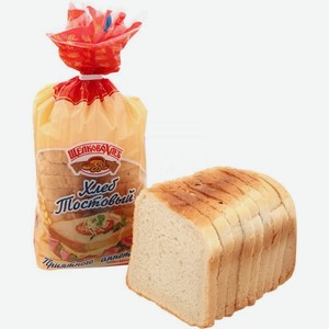 Хлеб Щелковохлеб пшеничный тостовый в нарезке