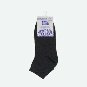 Женские укороченные носки Good Socks C444 Серый р.25