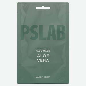 Маска тканевая PSLAB Успокаивающая для лица aloe vera, 23 мл