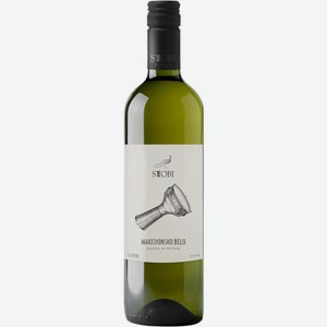 Вино Stobi Makedonsko белое сухое 12% 1л