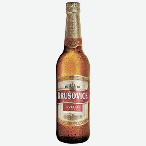Пиво Krusovice Svetle Royal светлое 4,2%, 450мл, стеклянная бутылка