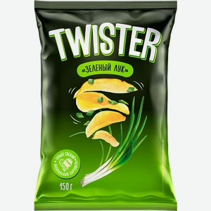 Чипсы Twister Картофель хрустящий со вкусом зеленого лука 150г