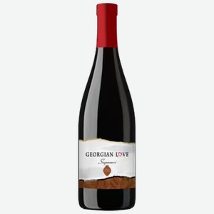 Вино Georgian Love Саперави Квеври красное сухое 0,75 л