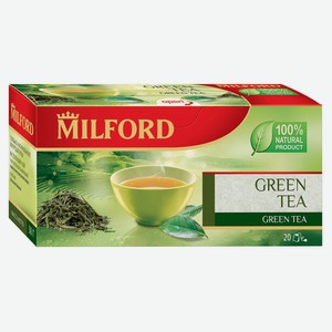 Чай зеленый Milford Green Tea, 20x1,5 г