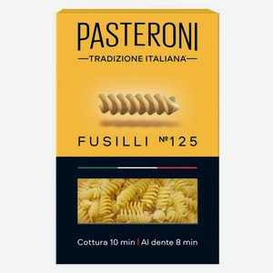 Макаронные изделия Pasteroni №125 Спиральки из твердых сортов пшеницы, 400 г