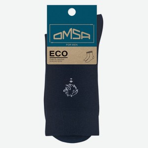 Носки мужские Omsa for Men Eco 409 Blu, размер 39-41