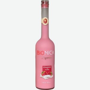 Ликер Bionica Strawberry & Slivki 17% 0.5л