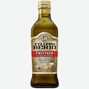 Масло оливковое Filippo Berio Extra Virgin Fruttato нерафинированное, 0,5 л