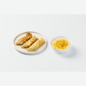 Комбо-завтрак (Омлет с курицей+Каша рисовая с манг) 450 г
