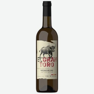 Вино Эль Гран Торо Вердехо Белое Полусладкое 0.75л