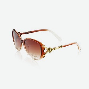 Женские солнечные очки Ameli Стрекоза коричневый градиент