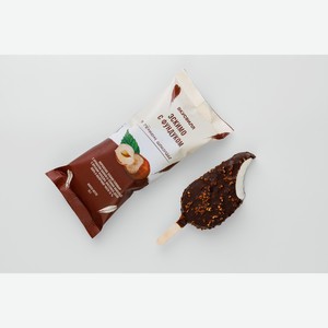 Эскимо в темном шоколаде с фундуком 75 г