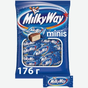 Milky Way Minis шоколадные конфеты, пакет 176г