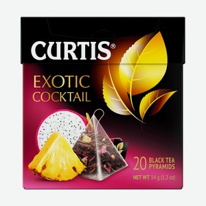 Чай чёрный  Exotic Cocktail , CURTIS, 20 пакетиков, 34 г