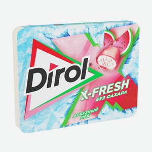 Жевательная резинка  X-Fresh , Dirol, арбузный лёд, без сахара, 16 г