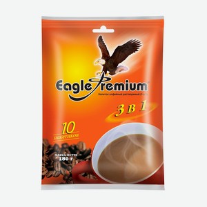 Напиток кофейный растворимый 3-в-1  Eagle Premium , MacCoffee, 10 пакетиков, 180 г
