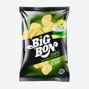 Картофельные чипсы, BIG BON, 75 г, в ассортименте