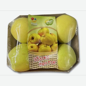Яблоко желтое премиум вес