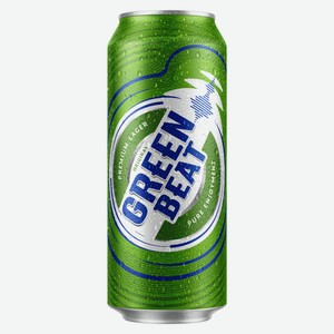 0,45л Пиво Greenbeat Ж/б