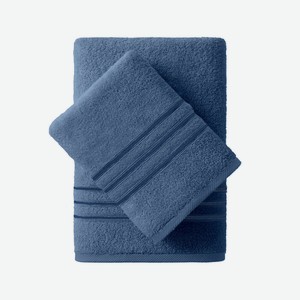 Полотенце махровое Home&Style 70/140см 460Г/М2 Verona Цвет Синий деним