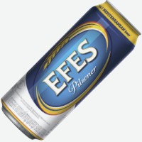 Пиво светлое   Efes   Pilsner, 5%, ж/б, 0,45 л
