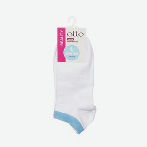 Женские носки Atto C1483 , трикотажные , белые , р.23-25