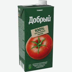 Нектар ДОБРЫЙ томатный с сахаром и солью т/пак., Россия, 2 L