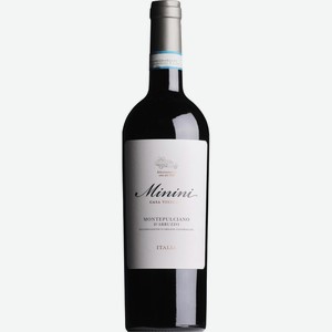 Вино MININI Монтепульчано д Абруццо ДОК кр. сух., Италия, 0.75 L